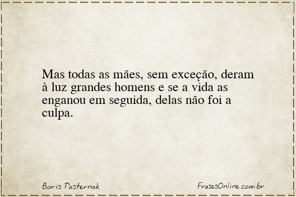 Frase de Boris Pasternak