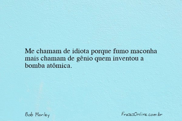 Frase de Bob Marley