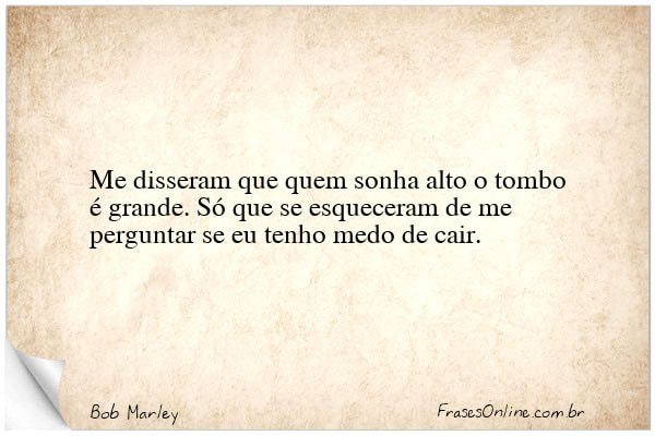 Frase de Bob Marley