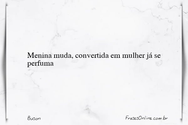 Frase de Buson