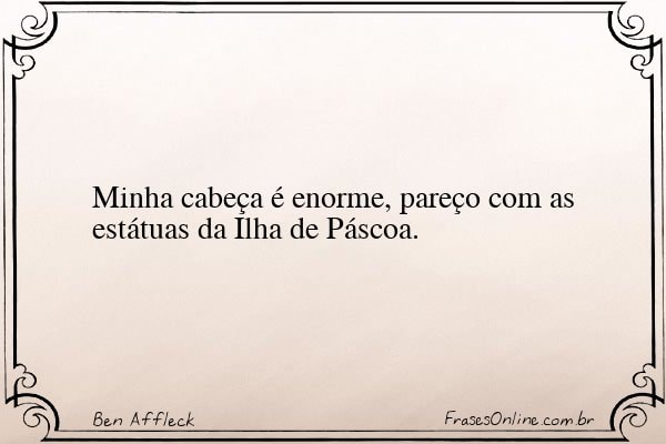 Frase de Ben Affleck