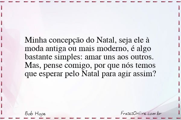 Frase de Bob Hope