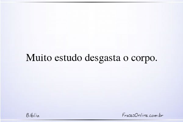 Frase de Bíblia