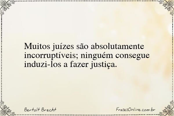 Frase de Bertolt Brecht