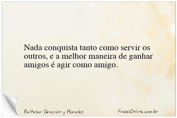 Frase de Baltasar Gracián y Morales