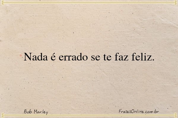 Frase de Bob Marley