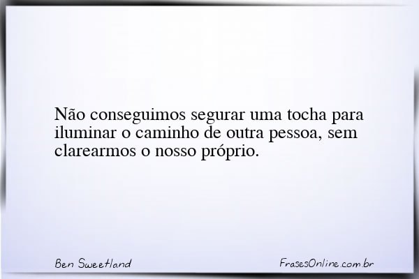 Frase de Ben Sweetland