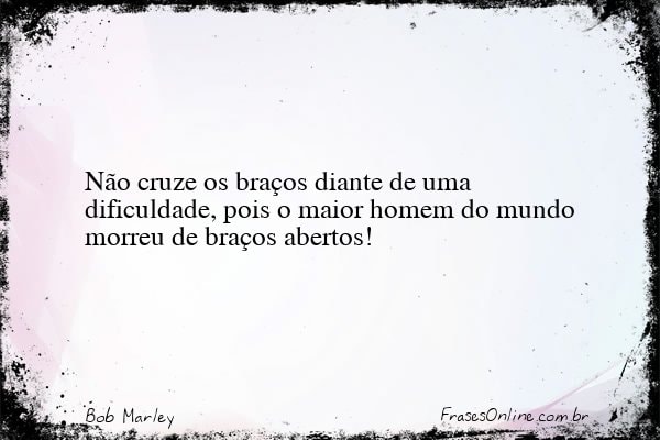 Frase de Bob Marley