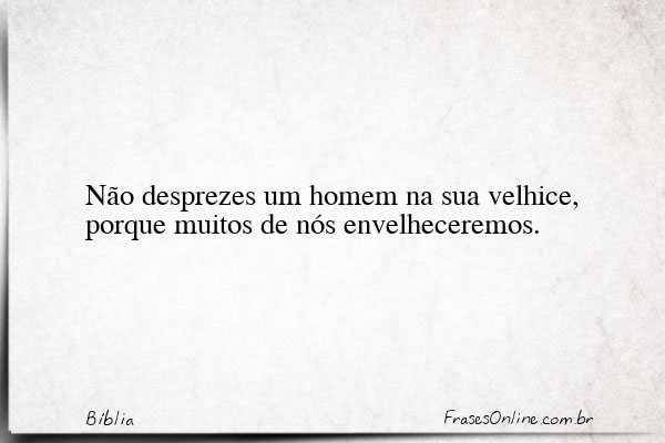 Frase de Bíblia