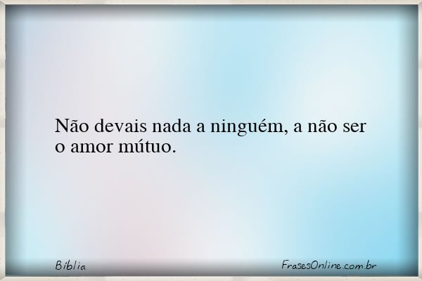 Frase de Bíblia