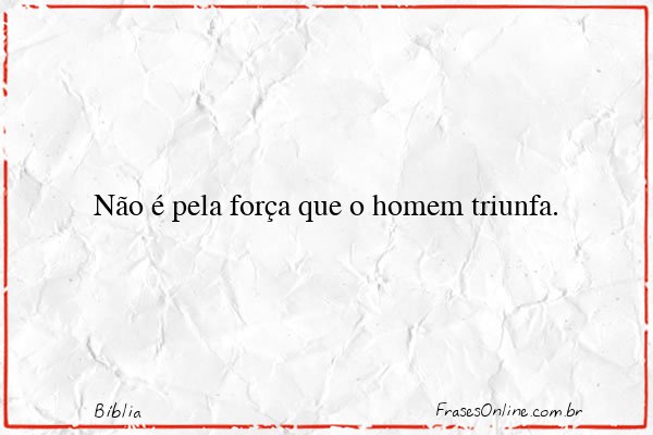 Frase de Bíblia