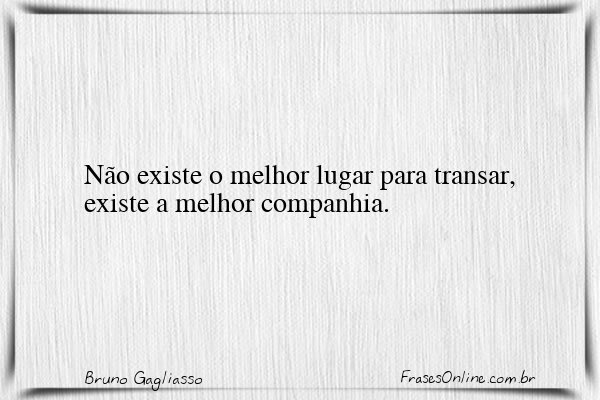 Frase de Bruno Gagliasso
