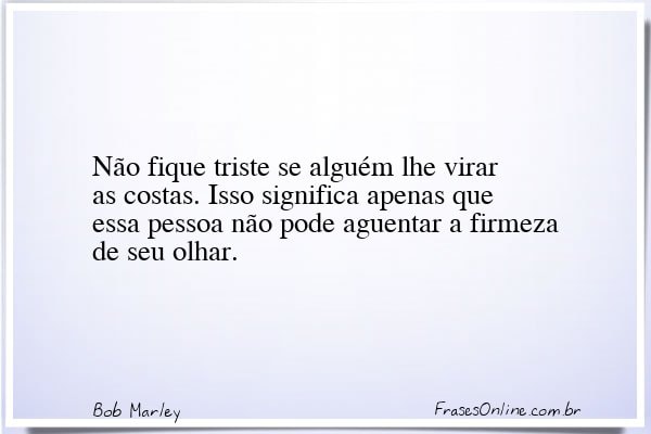 Frase de Bob Marley