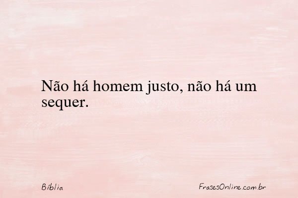 Frase de Bíblia