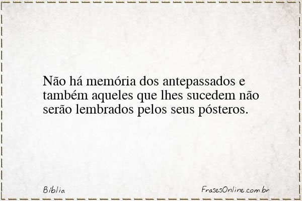Frase de Bíblia