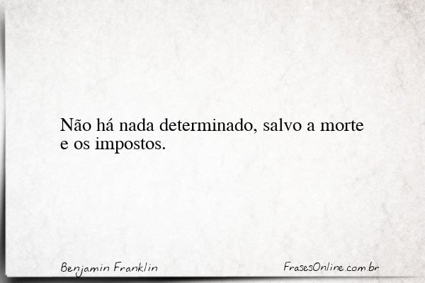 Frase de Benjamin Franklin