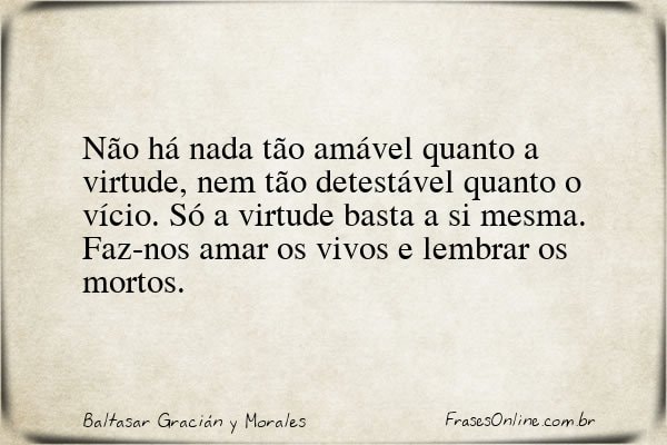 Frase de Baltasar Gracián y Morales