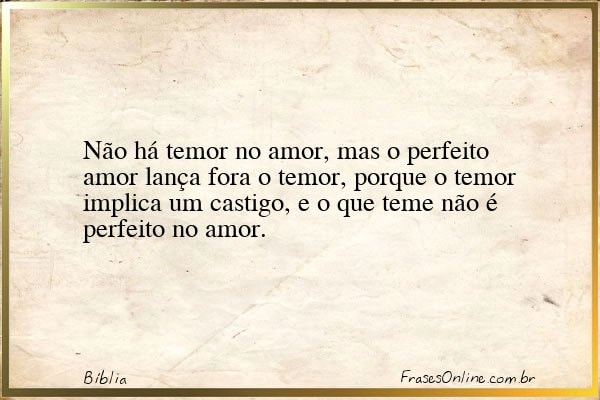 Frase de Bíblia