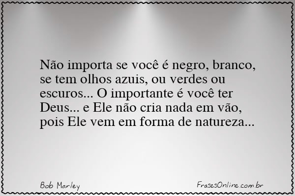 Frase de Bob Marley