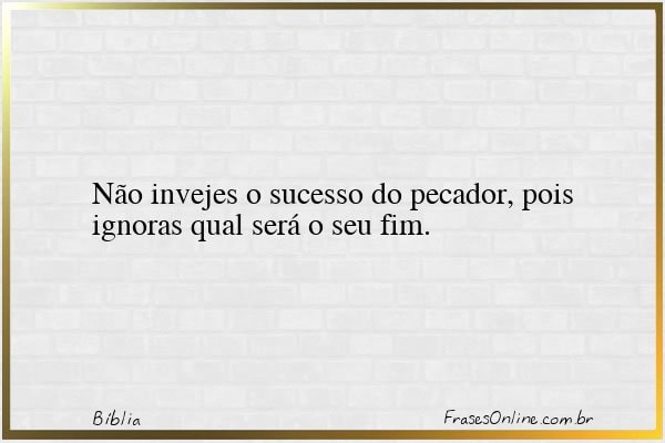 Frase de Bíblia
