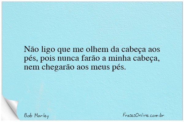 Frase de Bob Marley