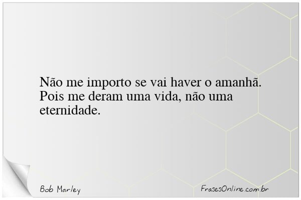 Frase de Bob Marley