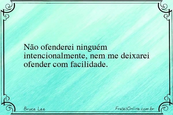Frase de Bruce Lee