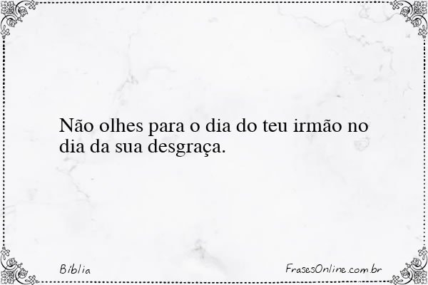 Frase de Bíblia