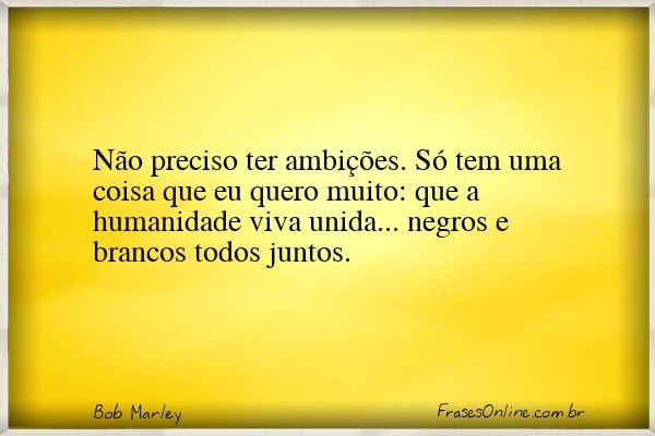 Frase de Bob Marley