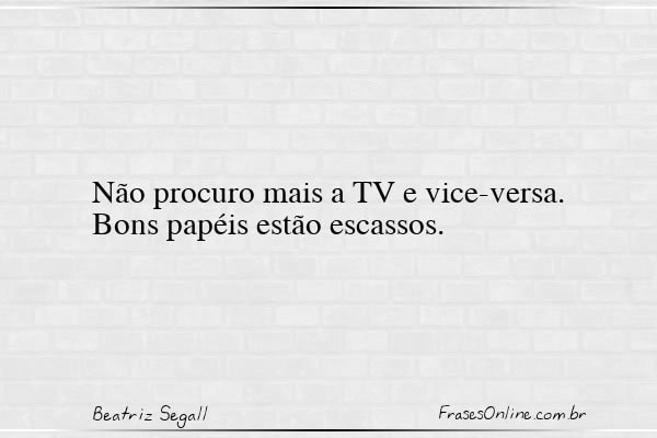 Frase de Beatriz Segall