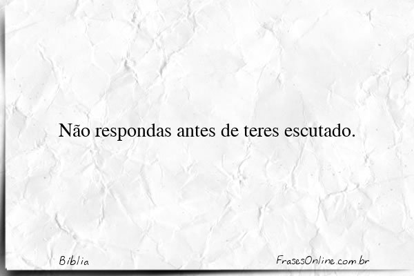 Frase de Bíblia