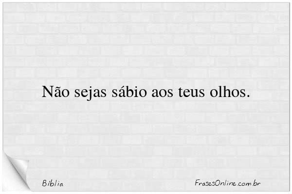 Frase de Bíblia