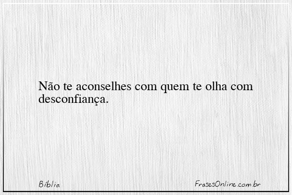 Frase de Bíblia