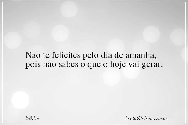 Frase de Bíblia