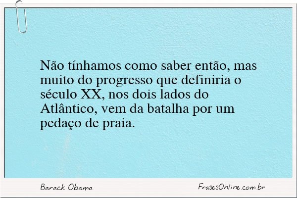 Frase de Barack Obama