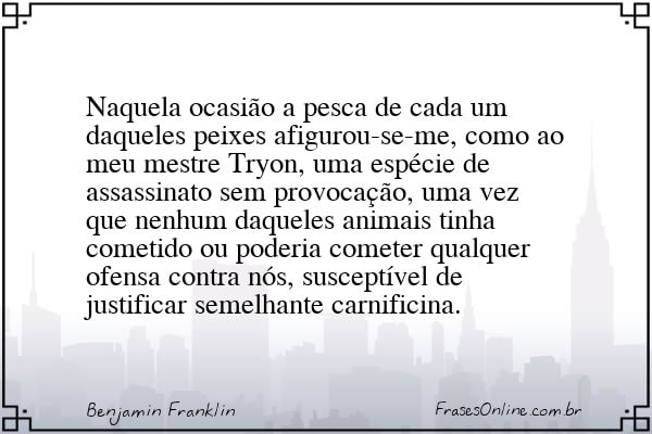 Frase de Benjamin Franklin