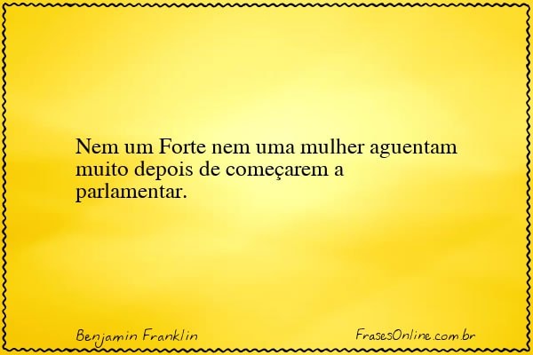 Frase de Benjamin Franklin