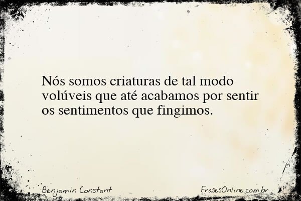 Frase de Benjamin Constant