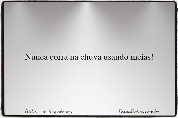 Frase de Billie Joe Armstrong