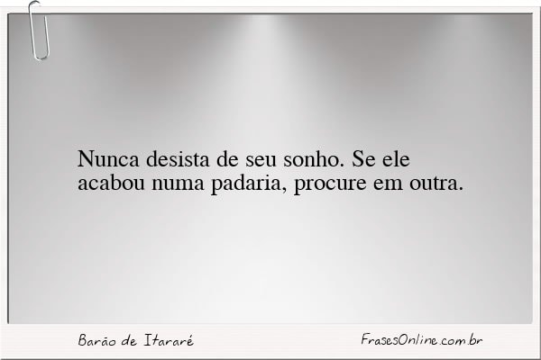 Frase de Barão de Itararé