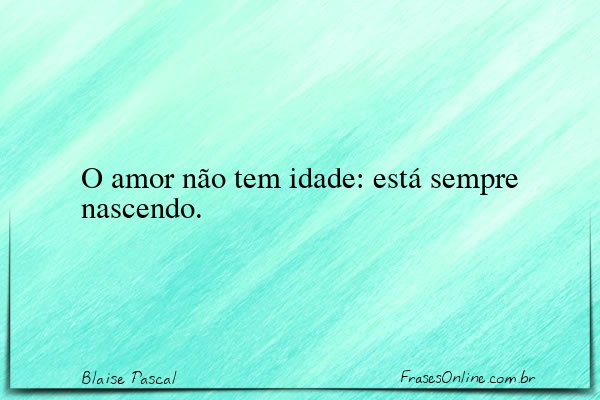 Frase de Blaise Pascal