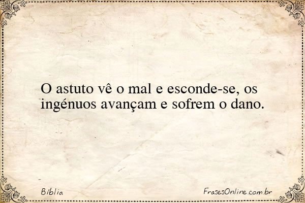 Frase de Bíblia