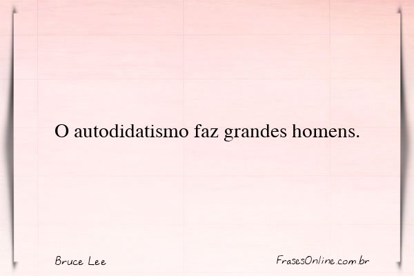 Frase de Bruce Lee