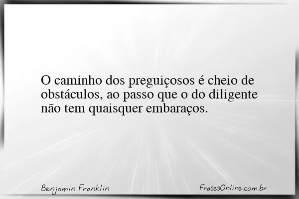 Frase de Benjamin Franklin