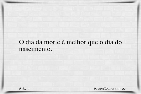 Frase de Bíblia