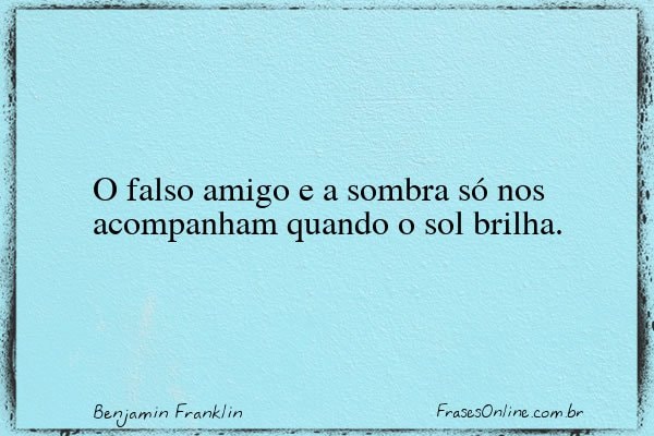 Frase de Benjamin Franklin