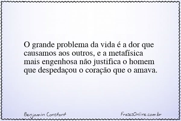 Frase de Benjamin Constant