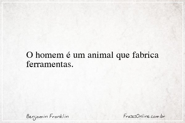 Frase de Benjamin Franklin