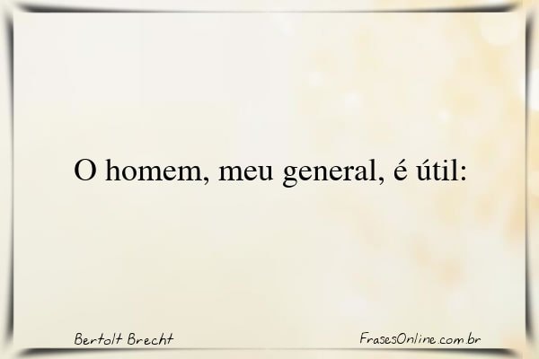 Frase de Bertolt Brecht