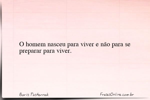 Frase de Boris Pasternak